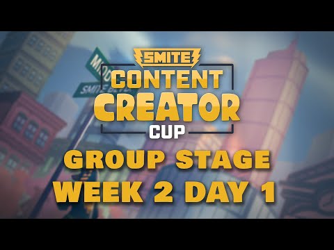 SMITE Content Creator Cup Group Stages - W2D1