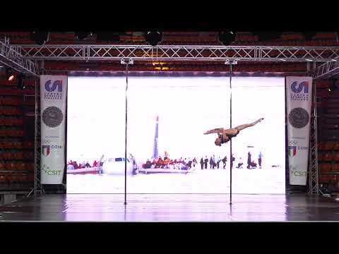 Claudia Dipilato - POSA Pole Art World Championship 2021 Bologna - Master 40+ 1st place