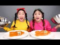 Chocolate food VS Real food Challenge DONA Mukbang