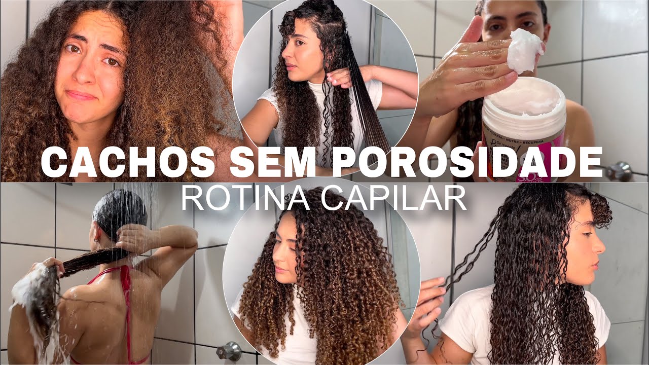 CACHOS SEM POROSIDADE | ROTINA CAPILAR COMPLETA 💖🧴🫧