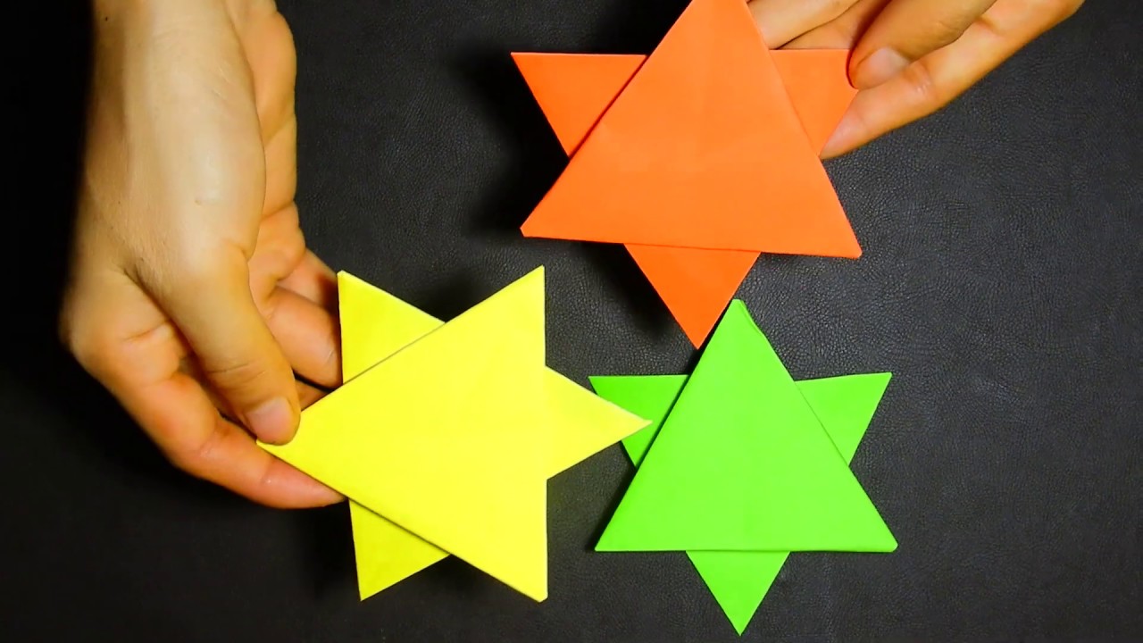 NEW ORIGAMI STAR PAPER: USE HAND MAKE STAR PAPER