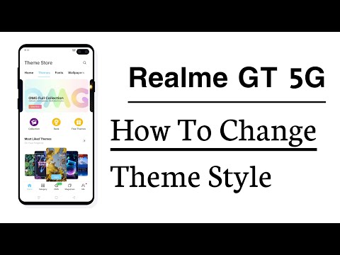 Realme GT 5G How To Change Theme