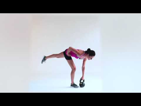 One Kettlebell Single Leg Deadlift