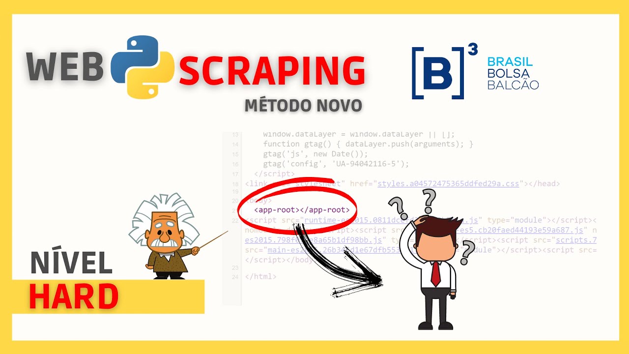 Extraindo Dados da B3 (Web Scraping) com Python | Composição do Índice Bovespa e IFIX