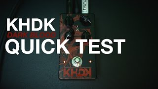 Video thumbnail for KHDK Dark Blood - Quick Test by Ola Englund