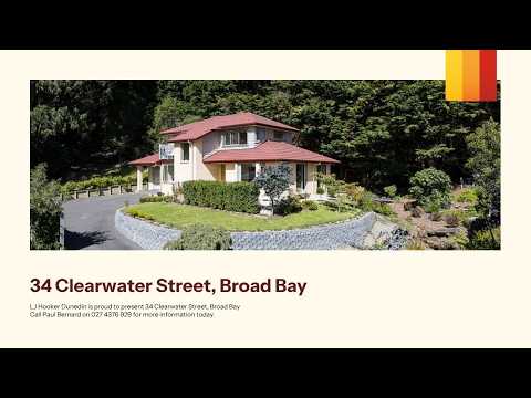 34 Clearwater Street, Broad Bay, Dunedin City, Otago, 4 Bedrooms, 2 Bathrooms, House