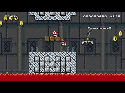 Clingy Claws Castle! by #Steven - Super Mario Maker 2 - No Commentary 1bt 1bu