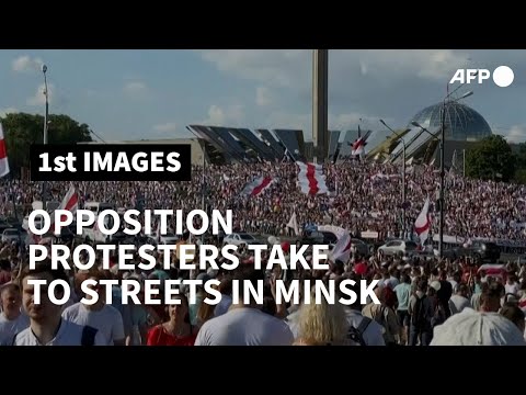 Belarus: huge opposition demonstration in Minsk | AFP