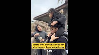 Download lagu Atta halilintar dan Aurel hermansyah temenin Ameena kasih makan anjing laut mp3