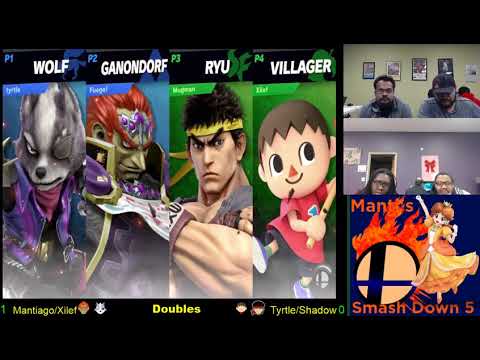 Mantiago & Xilef Vs. Shadowfallz & Tyrtle Winners Finals - Manti's Smash Down 5