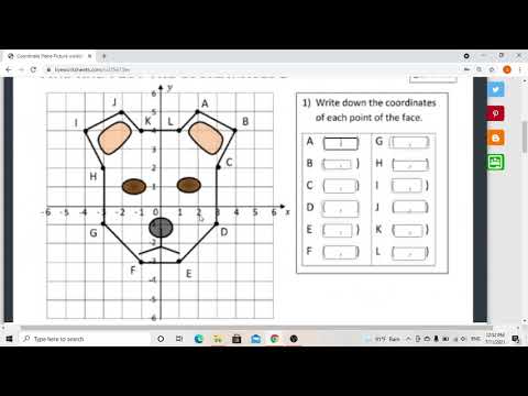 Coordinate Plane Extra Practice Worksheet