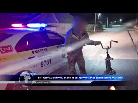 BICICLIST AMENDAT CU 17 500 DE LEI PENTRU STARE DE EBRIETATE AVANSATĂ