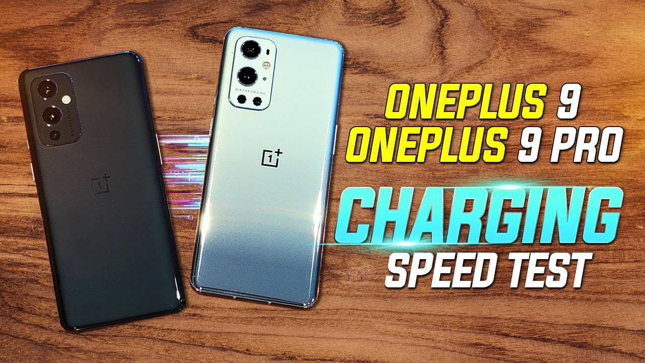 OnePlus 9 Vs OnePlus 9 pro Charging Speed Test (65T Wired & 50W/15W Wireless Charging With Temps)