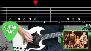 NOFX - The Separation of Church and Skate - How to play on Guitar (Tutorial with Tabs on Screen)