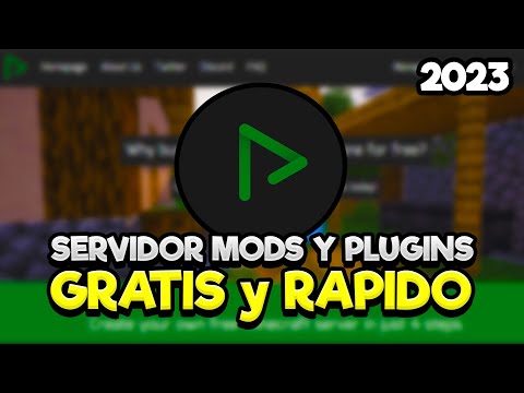 CREATE your SERVER with MODS AND PLUGINS in MINECRAFT WITHOUT LAG 2023 and FREE