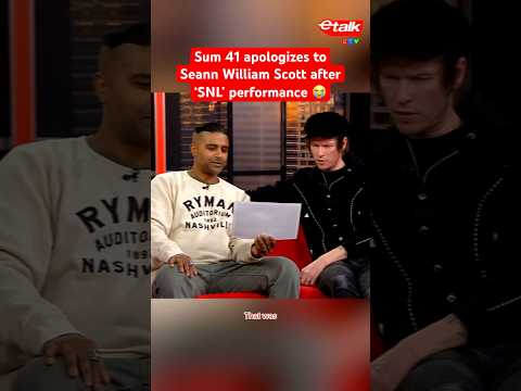 Sum 41 apologizes to Seann William Scott after ‘SNL’ performance 😭