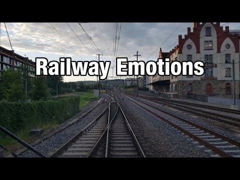 🚆 Railway emotions at sunset (Cab Ride Switzerland | Lucerne - Zurich)