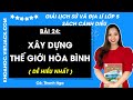Giải sgk Lịch sử và Địa lí lớp 5 Bài 24: Xây dựng thế giới hoà bình