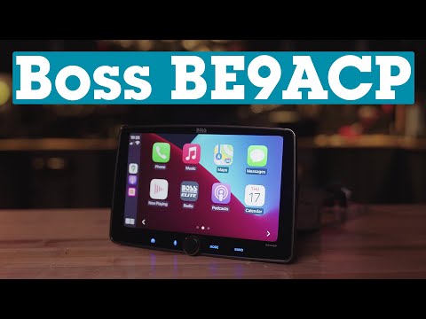 Boss BE9ACP floating-screen car stereo with Android Auto & Apple CarPlay | Crutchfield