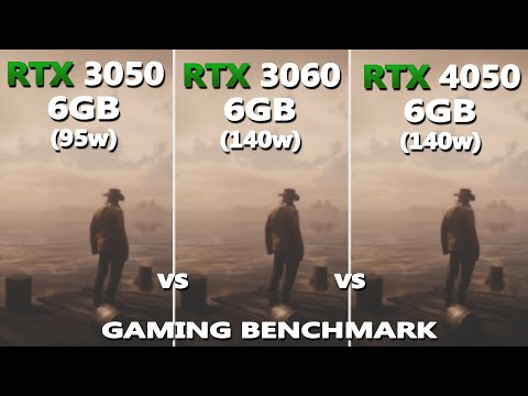 RTX 4050 (140w) vs 3060 (140w) vs 3050 6GB (95w) Gaming Test | Acer Nitro 5 vs Lenovo LOQ |