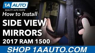 How to Replace Side View Mirrors 13-16 Ram 1500