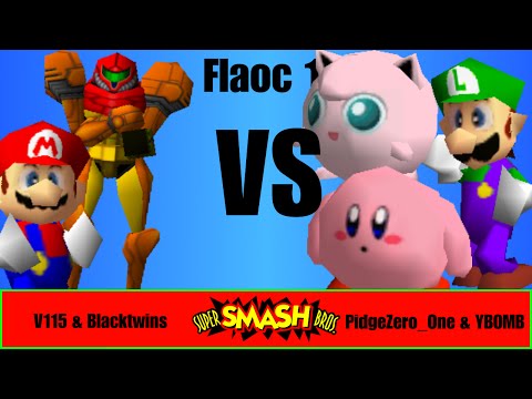 Flaoc 12 - PidgeZero_One & YBOMBB Vs Blacktwins & V115 - Smash 64 Doubles Winners R2