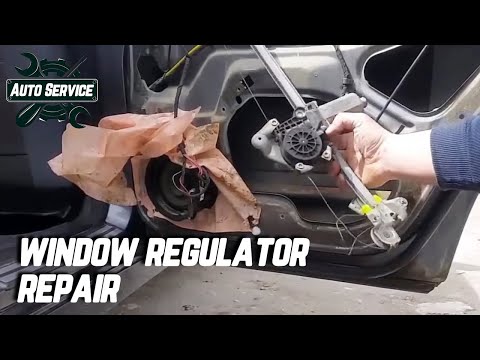 How to Remove a REAR Window Regulator Mercedes benz w210