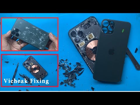 iPhone 11 Pro Restoration | Restoration iPhone 11 Pro Back Glass Restoring 50$ | ASMR Restoration
