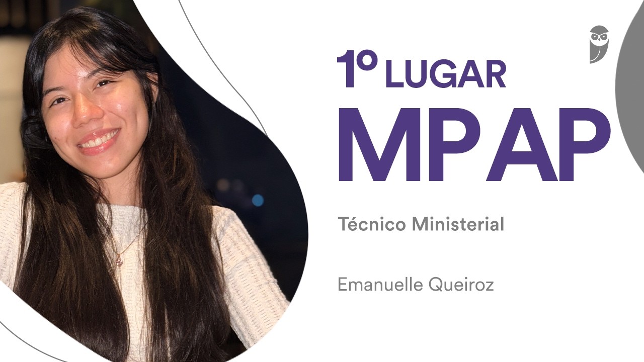 MP AP: Emanuelle Queiroz, aprovada em 1º lugar no cargo de Técnico Ministerial