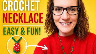 Crochet Beaded Necklace Tutorial | Easy & Pretty DIY Jewelry