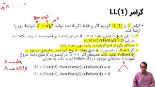 اصول طراحی کامپایلر-جلسه چهاردهم