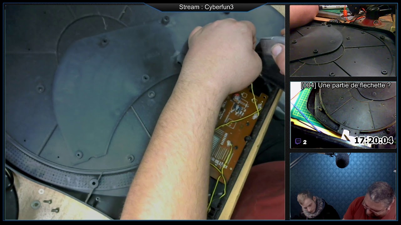 004 Jeu de flechette electronique