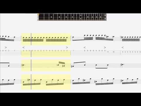 Mandolin Tab and Notes - Slow Version -  Beethoven Mandolin Sonatina in C