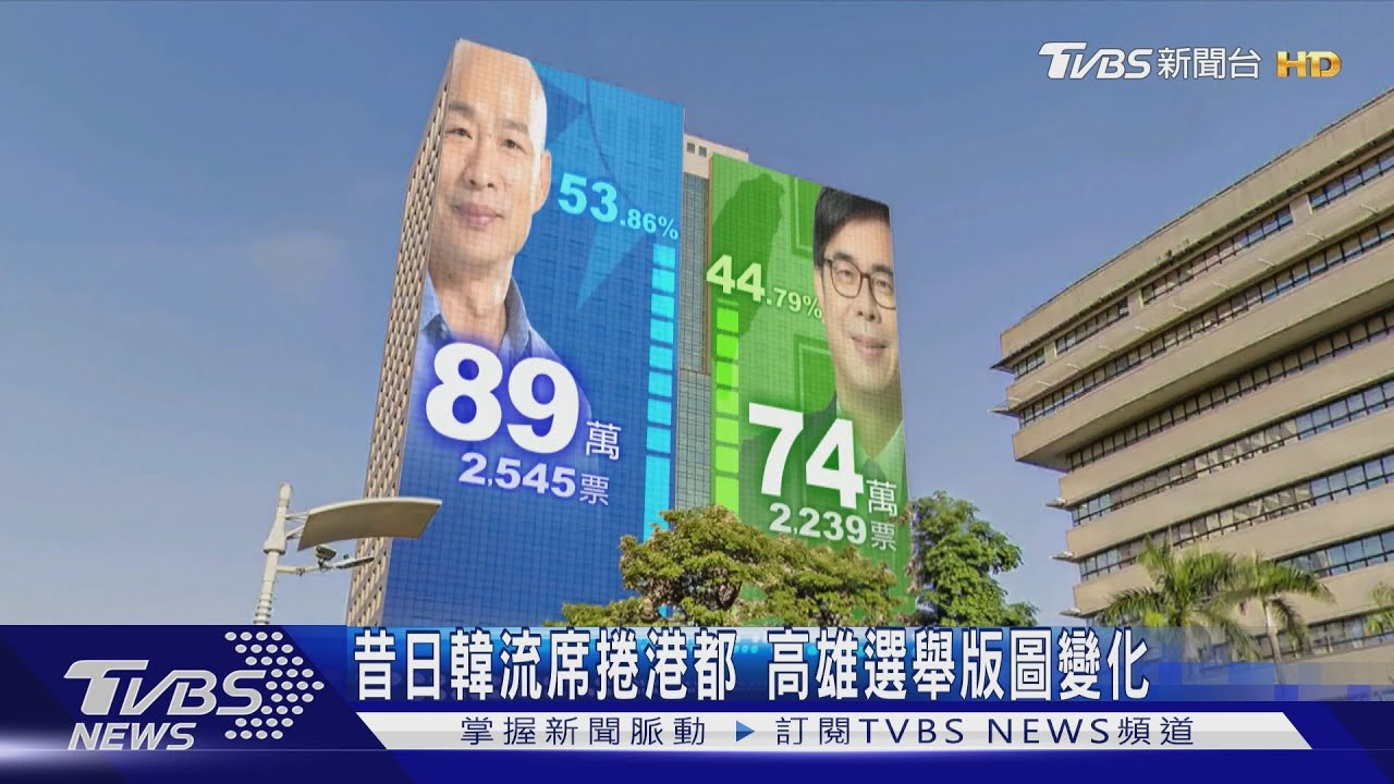 昔日韓流席捲港都 高雄選舉版圖變化
