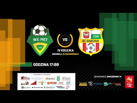 We-Met Futsal Club vs Grinbud KS Gniezno; 1 Polska Liga Futsalu