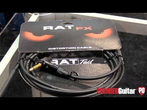 NAMM '18 - Rat Distortion Rat Tail Distortion Cable and V Cable