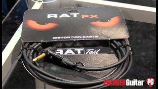 Video thumbnail for NAMM '18 - Rat Distortion Rat Tail Distortion Cable and V Cable by Premier Guitar