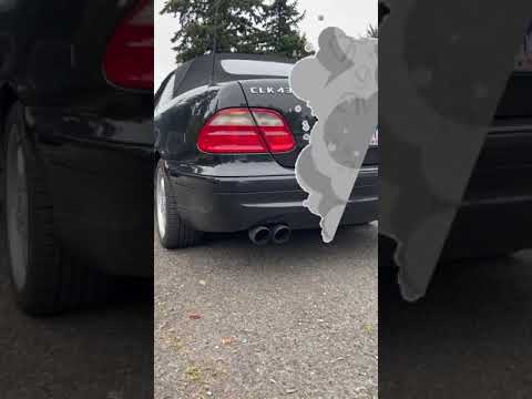 Mercedes Clk430 Straight pipe (Muffler & Resonator Delete)