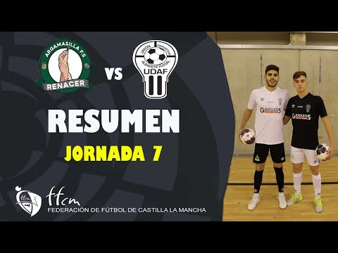RESUMEN F.S. RENACER ARGAMASILLA - UDAF AFANION (1-2)/ Jornada 7 /Temp 20-21/Tercera division fs