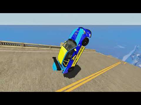 #Dangerous_Jumps Over the Giant Snake - BeamNG drive Game