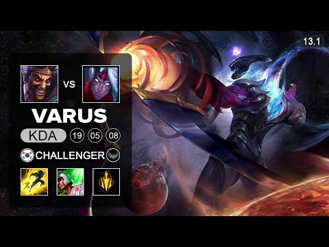 Varus vs Draven ADC - KR Challenger - Patch 13.1 Season 13