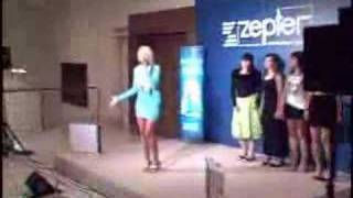 Isis Gee at the Eurovision Song Contest