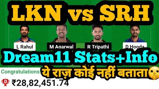 LKN vs SRH Dream11 Prediction|LKN vs SRH Dream11|LKN vs SRH Dream11 Team|