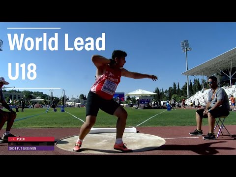 U18 Men's Shot put Final ( 5kg) | Top 6 throws | European Athletics Championships 2022