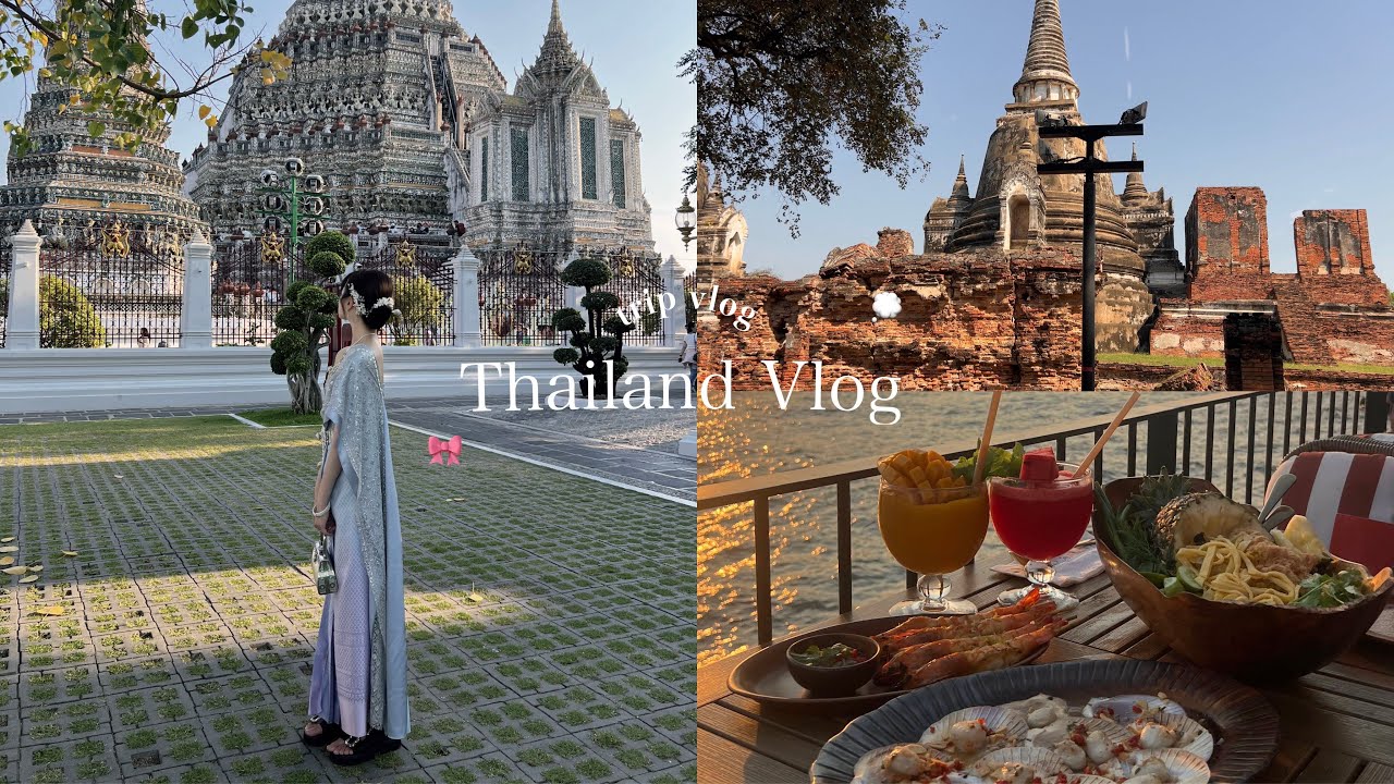 Bangkok trip vlog🇹🇭🎀 親友と卒業旅行inバンコク♡