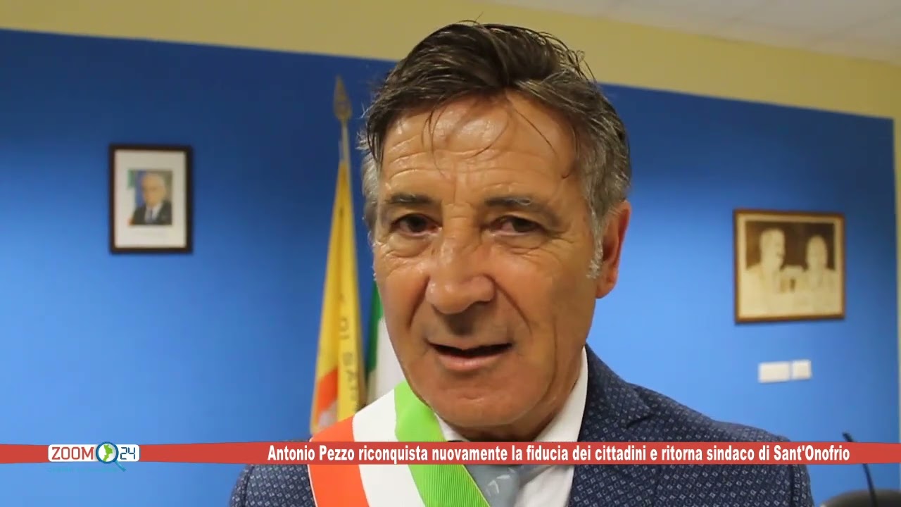 Sant’Onofrio, il sindaco Pezzo: “Il passato è una pagina chiusa” (VIDEO)