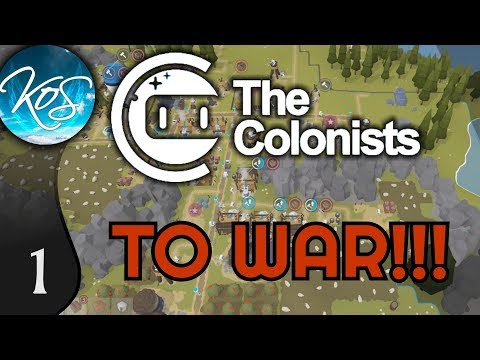 The Colonists Ep 1: TO WAR! - Scenario 4: War! - Let's Play, Gameplay