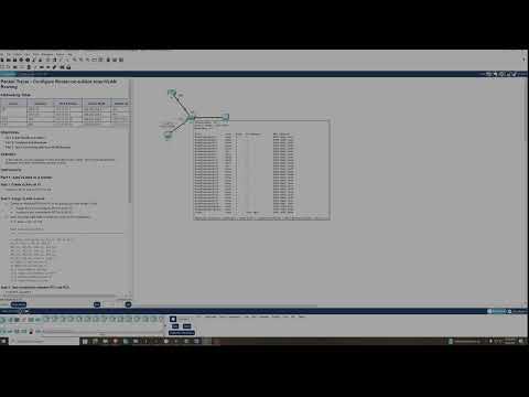 4.2.7 Packet Tracer - Configure Router-on-a-Stick Inter-VLAN Routing