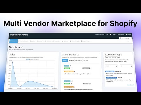 Webkul MultiVendor Marketplace App for Shopify
