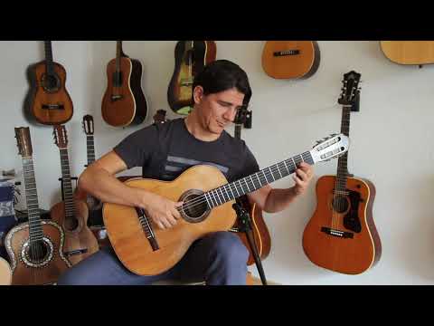 Hermanos Estruch  ~1910 classical guitar of highest quality in the style of Enrique Garcia + video! image 12